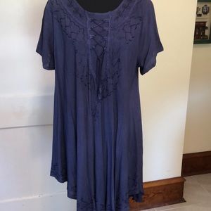 ETC tunic blouse or cover up. Size s. Ptp 23”